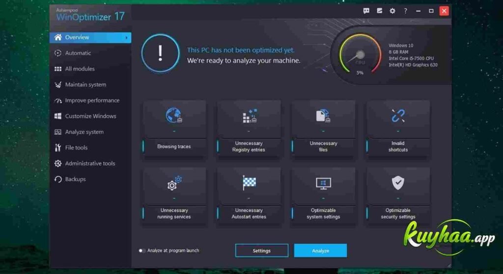 Ashampoo WinOptimizer  Full Version Download
