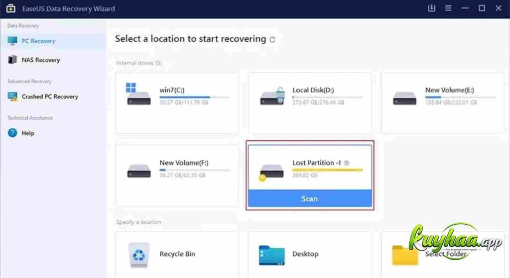 EaseUS Data Recovery Wizard Download Terbaru